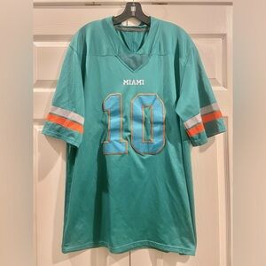 CUSTOM TYREEK HILL #10 CHEETAH MIAMI DOLPHINS JERSEY SZ LG